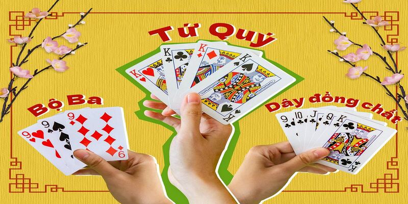 Một vài thuật ngữ thông dụng được sử dụng trong game tiến lên miền Bắc